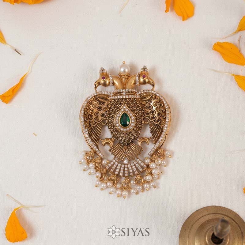 Gandaberunda pendant