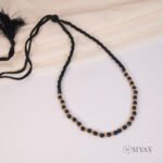Black and gold beads chain